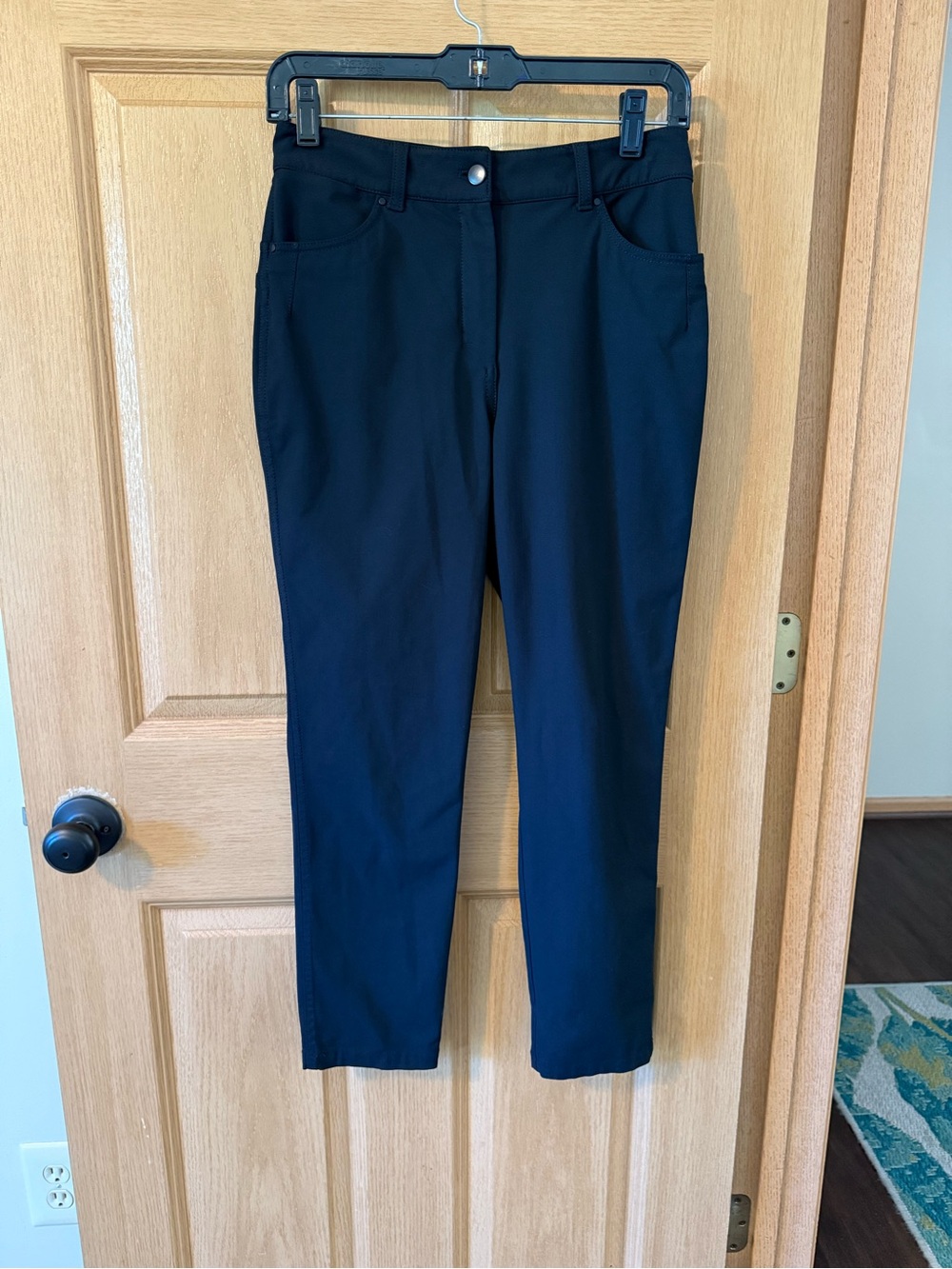 Lululemon Classic Black Straight-Leg Pants